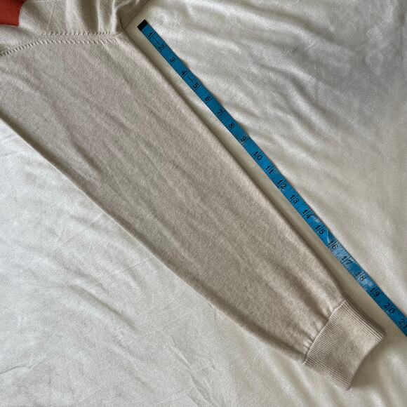 Walter Hagen Men's Cotton V Neck Geometric Sweater XL Tan Orange Gray Nice - Picture 9 of 10